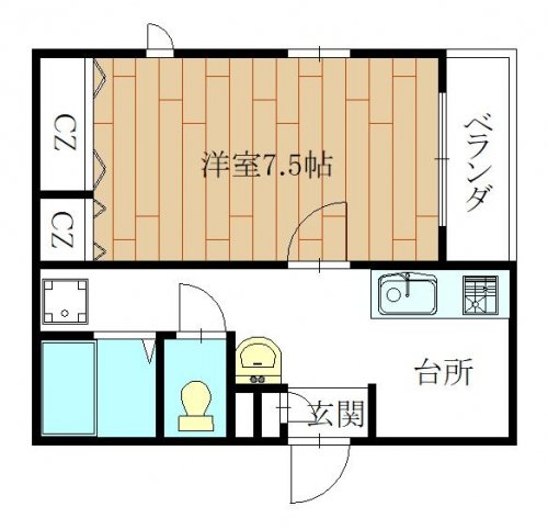 ベルメゾン間取り図101