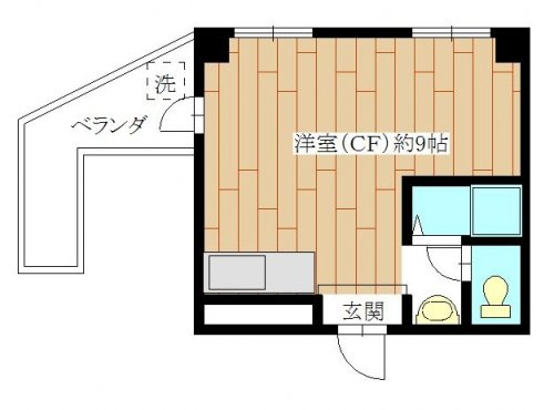 サンプラハ第一木場204号室