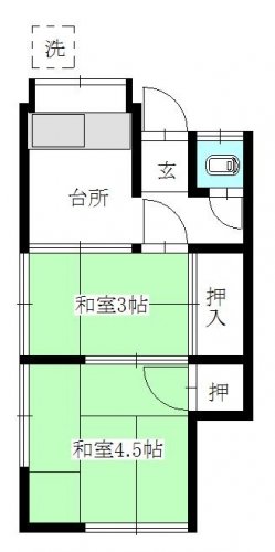 関アパート2階